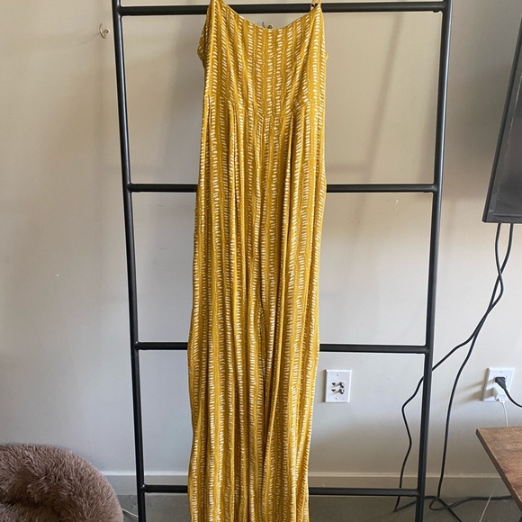 Out From Under Running Free Yellow Jumpsuit, XS - Picture 4 of 4